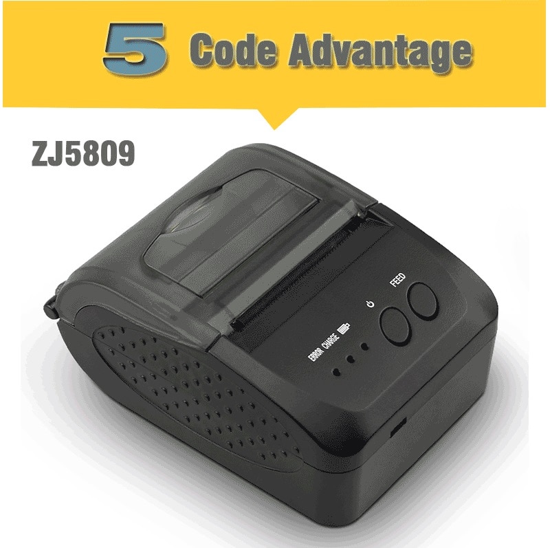 printer bluetooth zjiang 5809