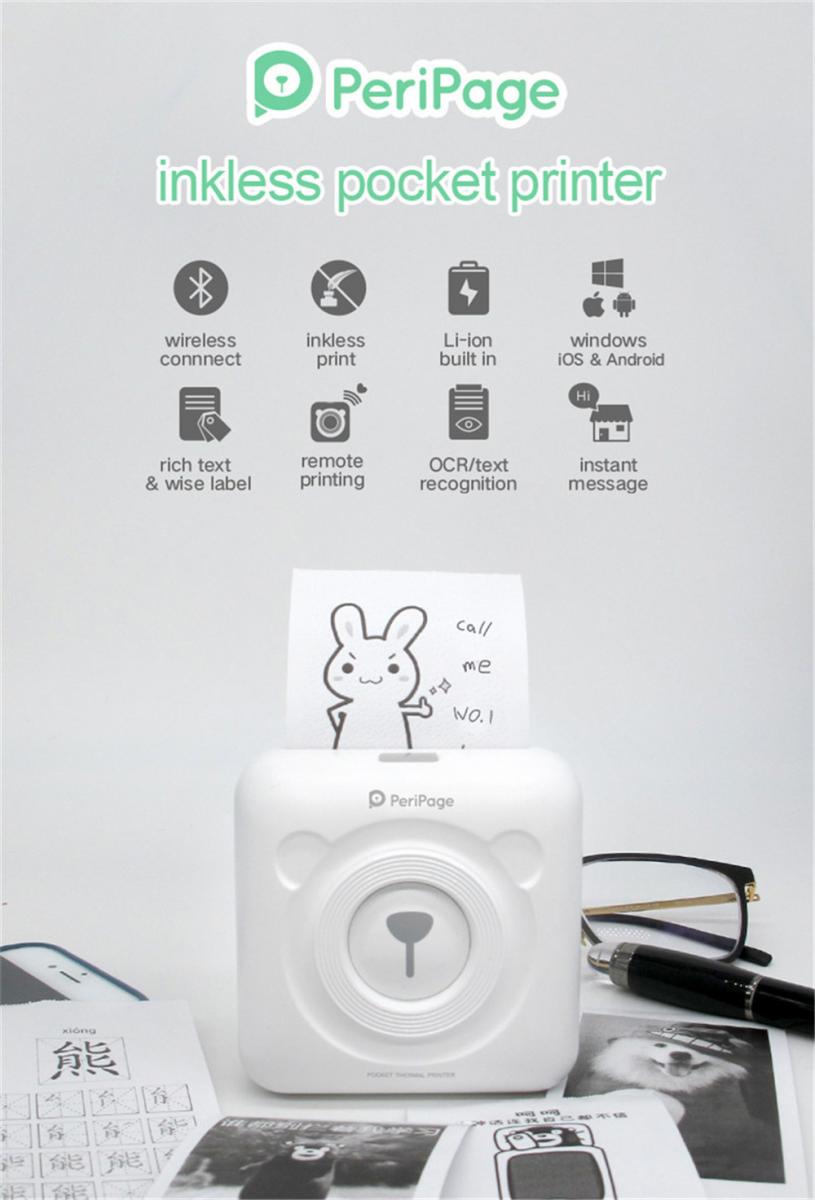 GOOJPRT PeriPage Inkless Pocket Photo 