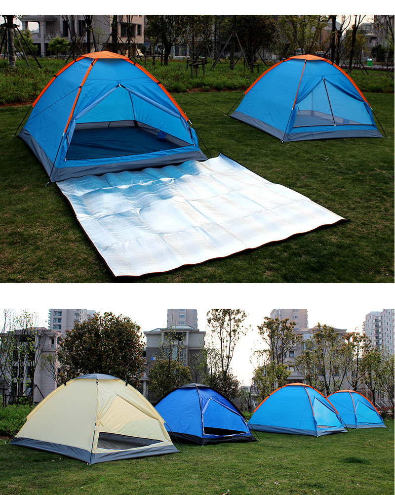 Tenda Camping Outdoor Tent Single Layer 3-4 Orang 