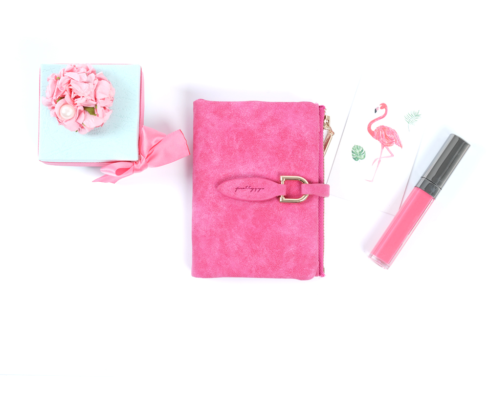 Ms Brief Dompet Wanita Kecil Lipat  Leaf Buckle Paragraph 