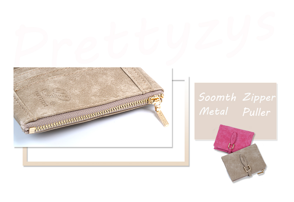 Ms Brief Dompet Wanita Kecil Lipat  Leaf Buckle Paragraph 