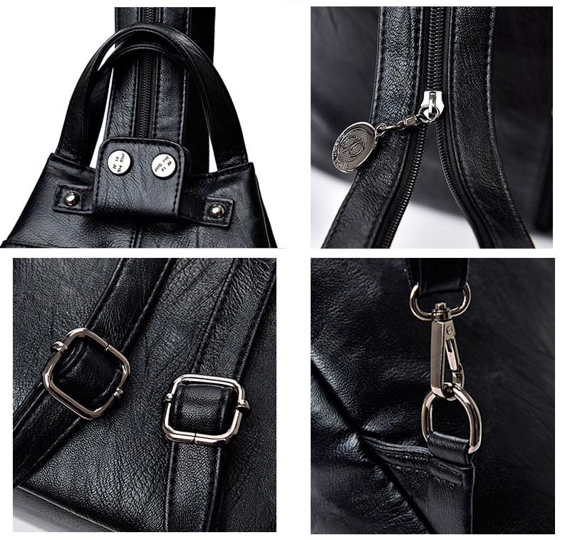 Jingpinpiju Dream Poris Tas Ransel Wanita Retro Kasual 
