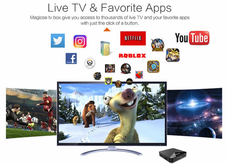 Magicsee N5 Mini Smart Tv Box Android 7 1 4k 2 16gb Black - how to get 2 hair styles on roblox tablet or phone youtube