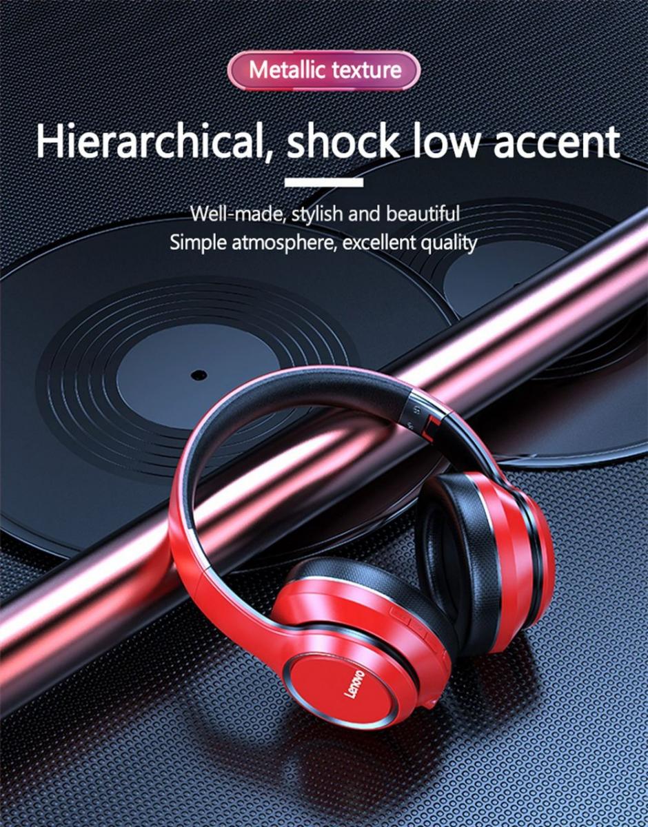 Lenovo Wireless Bluetooth Headphone 5.0 