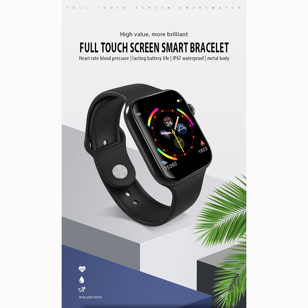 SKMEI Smartwatch Jam Tangan Olahraga Pedometer W4 - Black -  JakartaNotebook.com