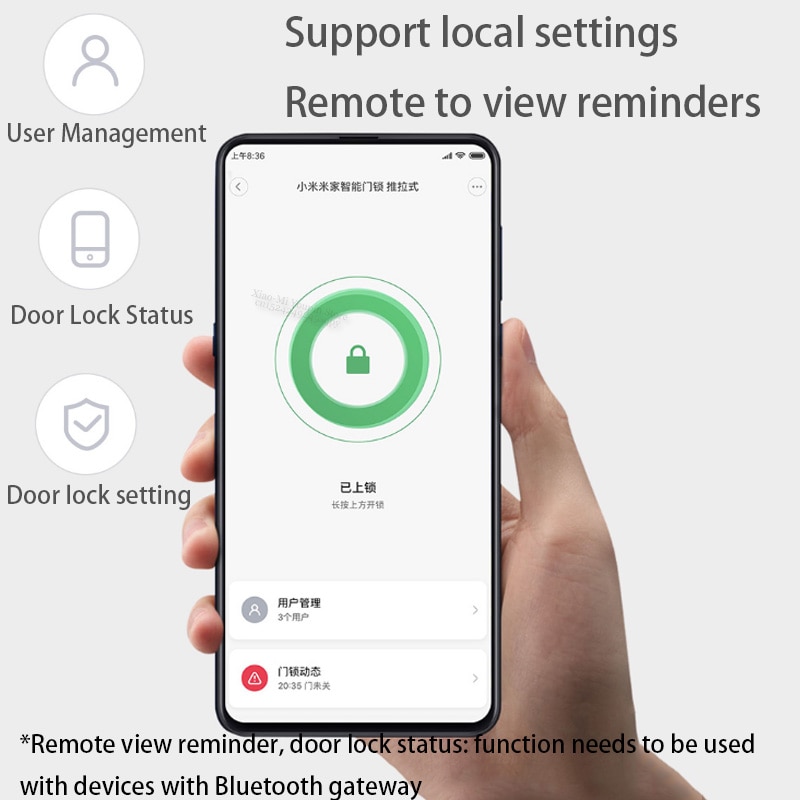 Xiaomi Mijia Smart Door Lock Keyless Fingerprint NFC  Kunci  